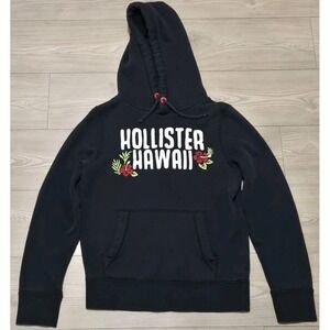 Hollister Y2K Hawaii Hoodie Sweatshirt Womens M Pullover Surfer Raised Logo